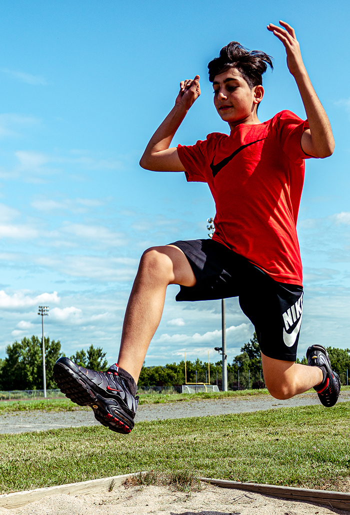 Enfant saut