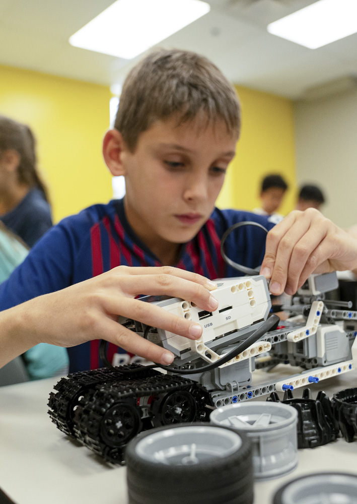 Robot avec enfant