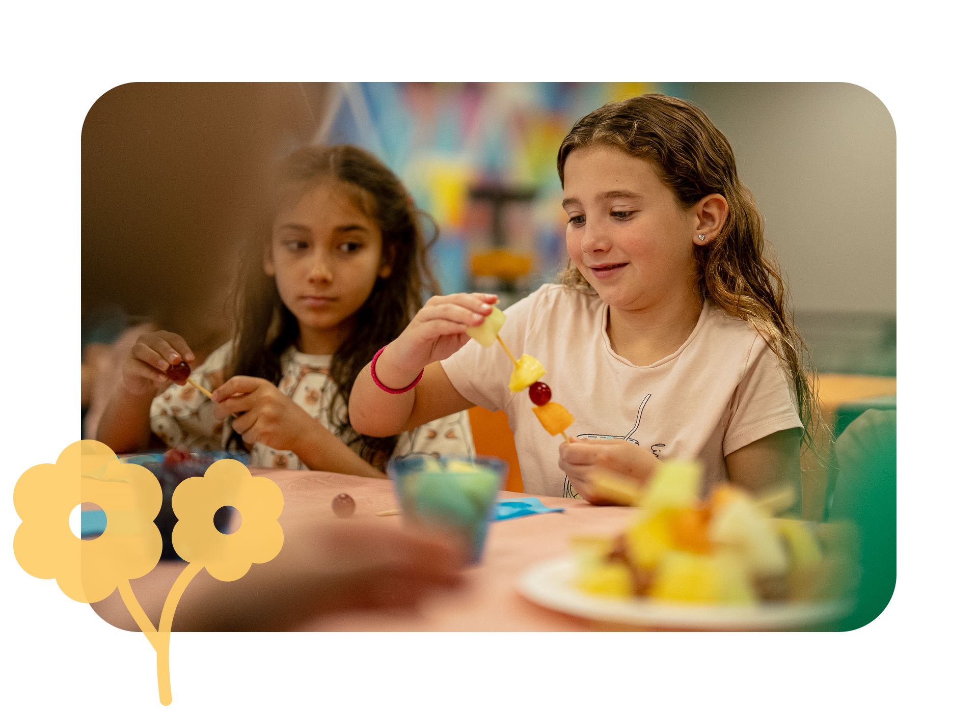 Jeunes en activité de cuisine